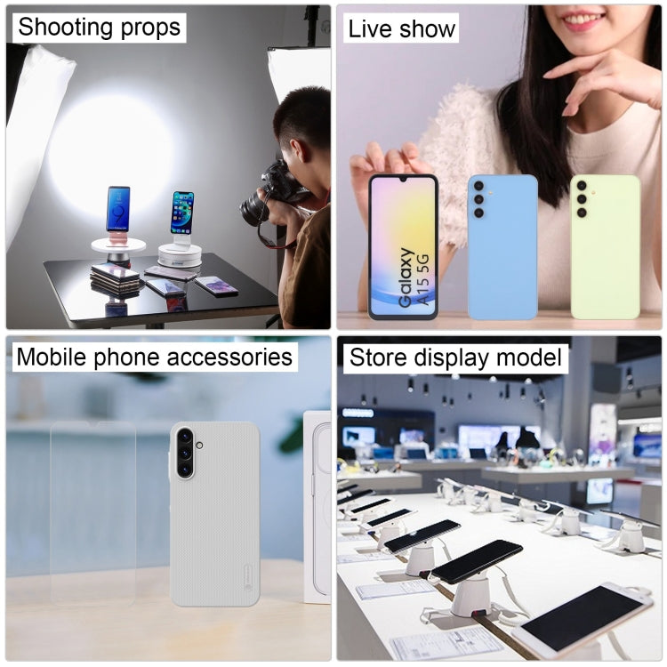 For Samsung Galaxy A15 5G Color Screen Non-Working Fake Dummy Display Model (Light Blue) by bashfashion