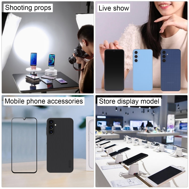 For Samsung Galaxy A25 5G Black Screen Non-Working Fake Dummy Display Model (Baby Blue) by bashfashion