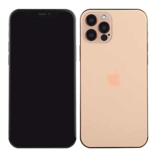 For iPhone 12 Pro Max Black Screen Non-Working Fake Dummy Display Model (Gold) by bashfashion
