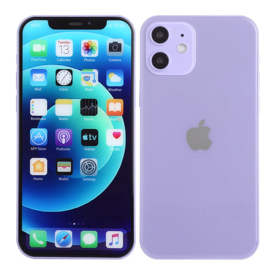 For iPhone 12 Color Screen Non-Working Fake Dummy Display Model (Purple) by bashfashion