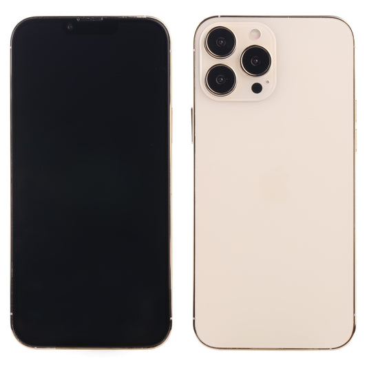For iPhone 13 Pro Max Black Screen Non-Working Fake Dummy Display Model(Gold) by bashfashion