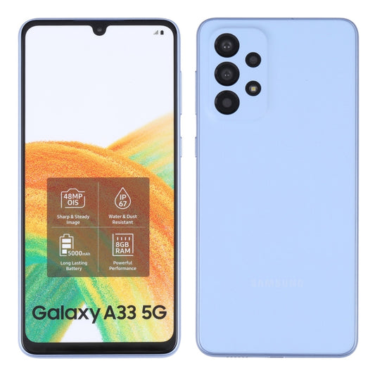 For Samsung Galaxy A33 5G Color Screen Non-Working Fake Dummy Display Model (Blue) by bashfashion