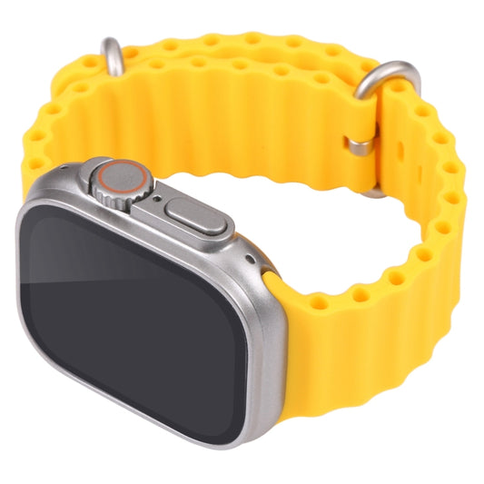 For Apple Watch Ultra 49mm Black Screen Non-Working Fake Dummy Display Model (Yellow) by bashfashion