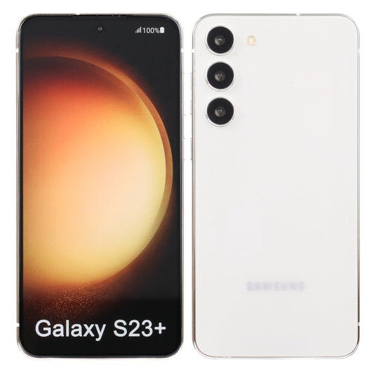 For Samsung Galaxy S23+ 5G Color Screen Non-Working Fake Dummy Display Model (White) by bashfashion