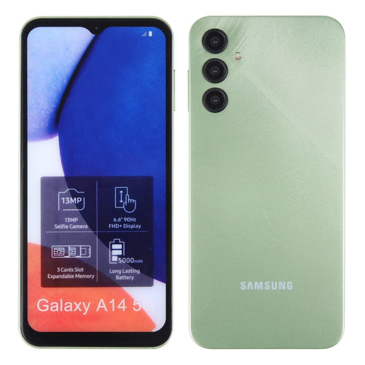 For Samsung Galaxy A14 5G Color Screen Non-Working Fake Dummy Display Model(Light Green) by bashfashion