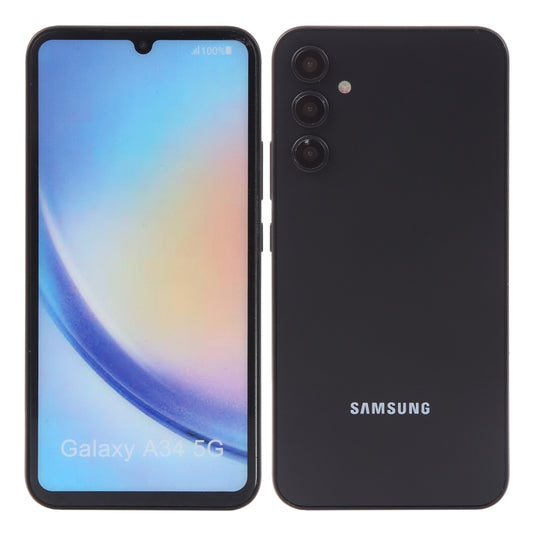 For Samsung Galaxy A34 5G Color Screen Non-Working Fake Dummy Display Model (Black) by bashfashion