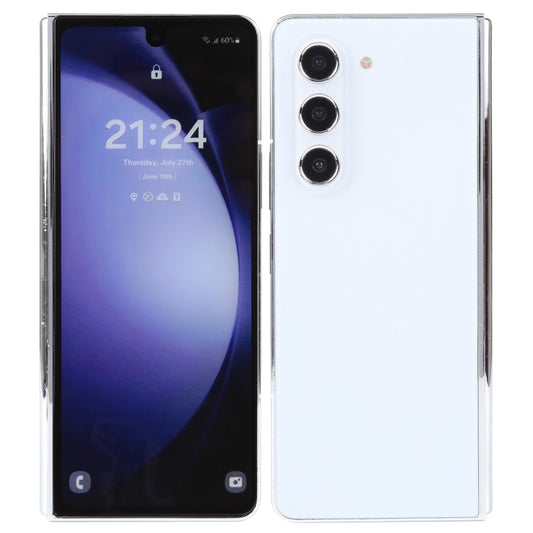 For Samsung Galaxy Z Fold5 Color Screen Non-Working Fake Dummy Display Model (White) by bashfashion