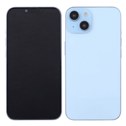 For iPhone 14 Black Screen Non-Working Fake Dummy Display Model (Blue) by bashfashion