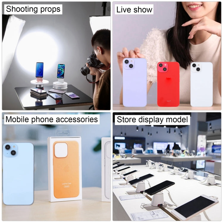 For iPhone 14 Plus Black Screen Non-Working Fake Dummy Display Model (Purple) by bashfashion