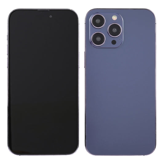 For iPhone 14 Pro Black Screen Non-Working Fake Dummy Display Model (Deep Purple) by bashfashion