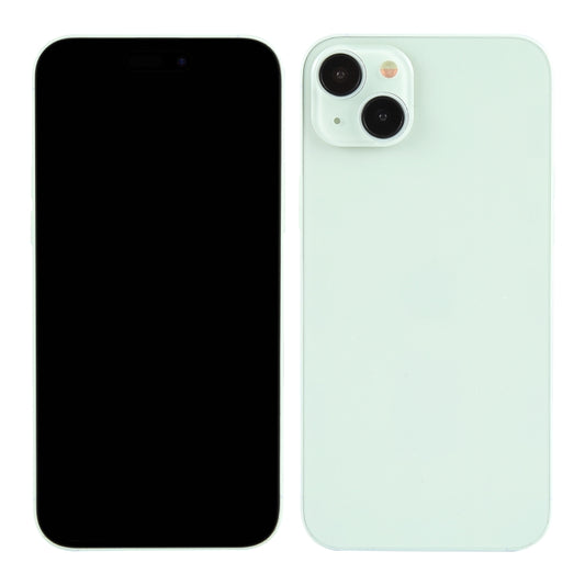 For iPhone 15 Plus Black Screen Non-Working Fake Dummy Display Model (Green) by bashfashion