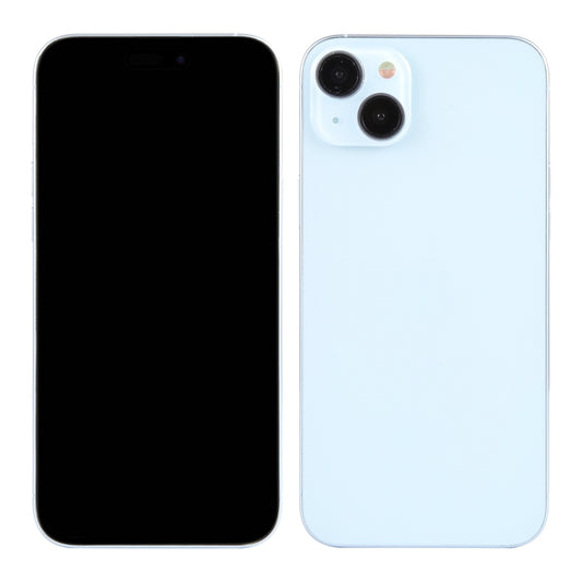 For iPhone 15 Plus Black Screen Non-Working Fake Dummy Display Model (Blue) by bashfashion