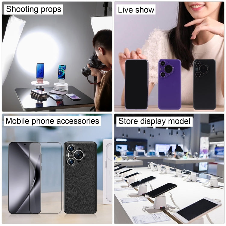 For Huawei Pura 70 Pro Black Screen Non-Working Fake Dummy Display Model (Purple) by bashfashion