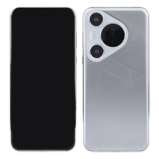 For Huawei Pura 70 Pro+ Black Screen Non-Working Fake Dummy Display Model (Silver) by bashfashion