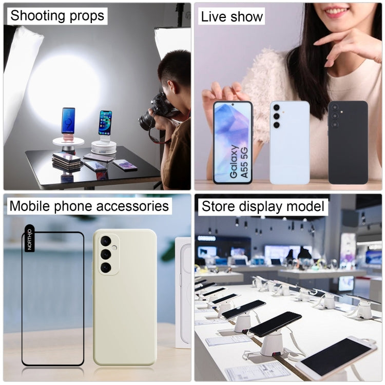 For Samsung Galaxy A55 5G Color Screen Non-Working Fake Dummy Display Model (White) by bashfashion