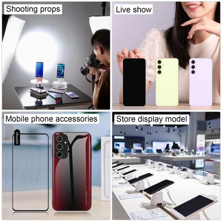 For Samsung Galaxy A55 5G Black Screen Non-Working Fake Dummy Display Model (Yellow) by bashfashion