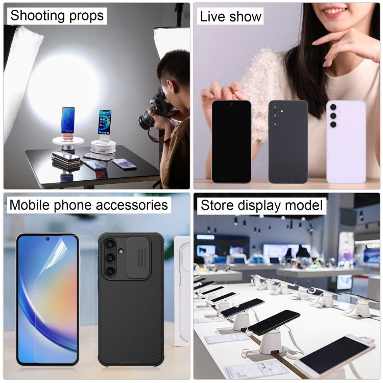 For Samsung Galaxy A35 5G Black Screen Non-Working Fake Dummy Display Model (Purple) by bashfashion