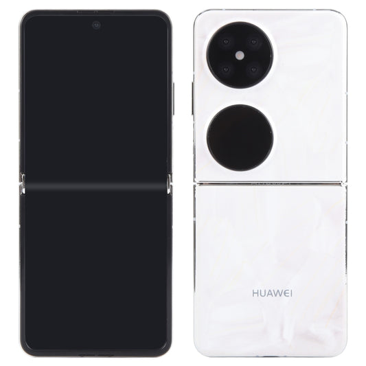 For Huawei Pocket 2 Black Screen Non-Working Fake Dummy Display Model (White) by bashfashion