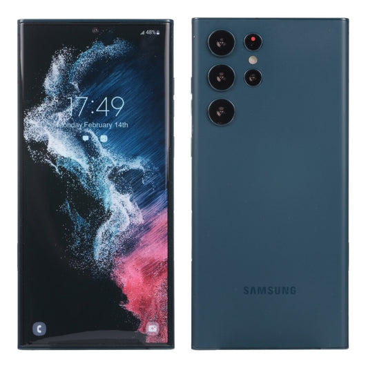 For Samsung Galaxy S22 Ultra 5G Color Screen Non-Working Fake Dummy Display Model(Green) by bashfashion