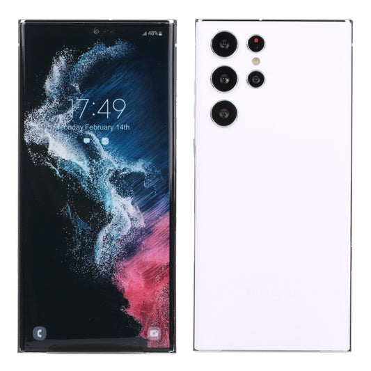 For Samsung Galaxy S22 Ultra 5G Color Screen Non-Working Fake Dummy Display Model(White) by bashfashion