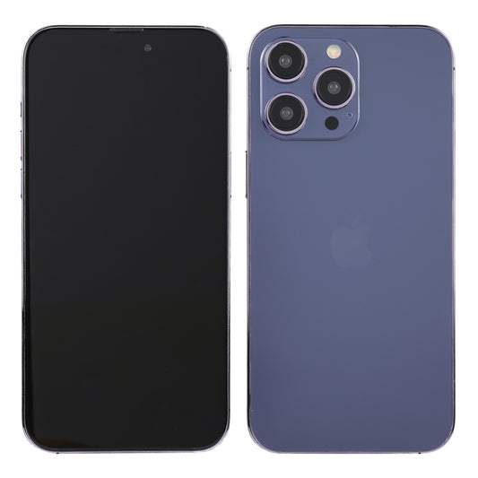 For iPhone 14 Pro Max Black Screen Non-Working Fake Dummy Display Model(Deep Purple) by bashfashion