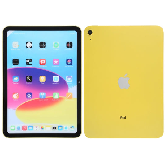 For iPad 10th Gen 10.9 2022 Color Screen Non-Working Fake Dummy Display Model (Yellow) by bashfashion
