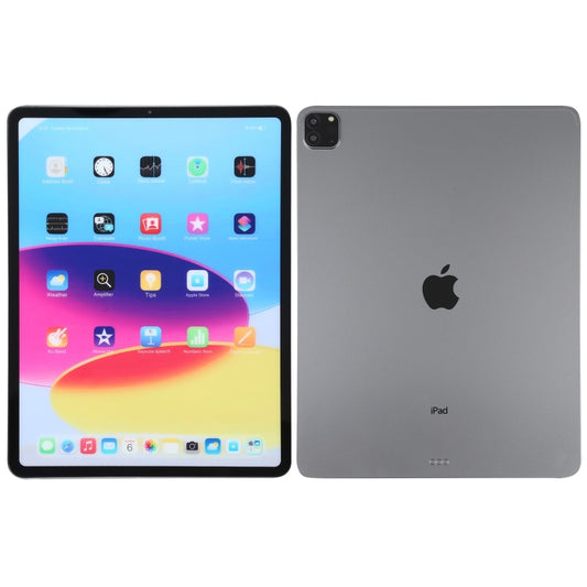 For iPad Pro 12.9 2022 Color Screen Non-Working Fake Dummy Display Model (Grey) by bashfashion