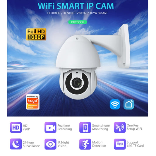 NEO NIP-33RQ WiFi Outdoor Smart PT IP Camera(White) by NEO