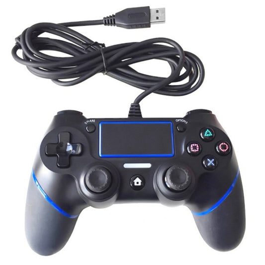 Wired Game Controller for Sony Playstation PS4(Blue) by bashfashion