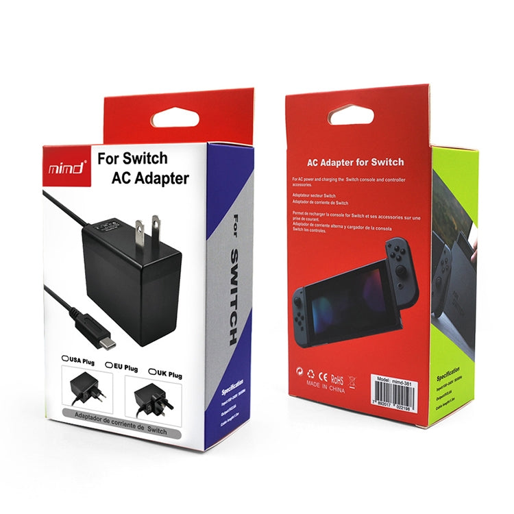 AC Adapter Charger for Nintend Switch, US Plug by bashfashion