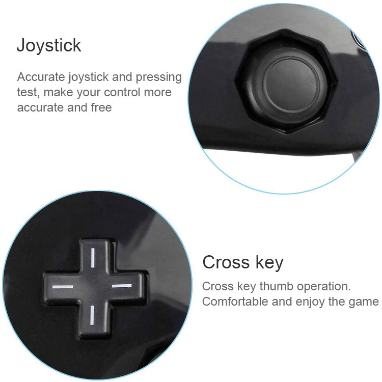 Classic Wired Game Controller Gaming Remote For Nintendo Wii(Black) by bashfashion