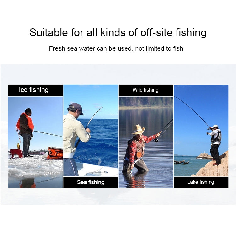 35cm Portable Ice Fishing Rod Shrimp Rod Lure Rod Fishing Gear Fittings , Extension Length :100cm by bashfashion