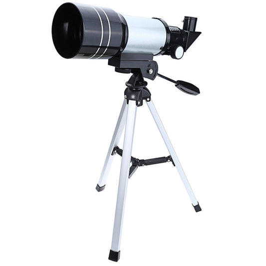 F30070M Portable Professional High Definition High Times Espace Astronomical Telescope Spotting Scope with Tripod(Silver) by bashfashion