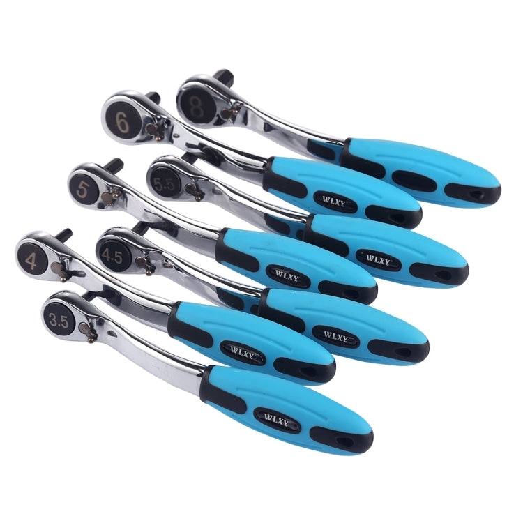 3.5mm Inner Hexagon 72 Teeth Handle Ratchet Wrench by bashfashion