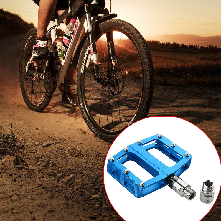 QL1 One Pair Steel Bike Pedal Spacer Extenders Bicycle Pedal Spacers for 9/16 inch Threaded Pedals by bashfashion