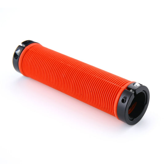 1 Pair AG15 Bicycle MTB Bike Lock-on Rubber Handlebar Grips(Red) by bashfashion