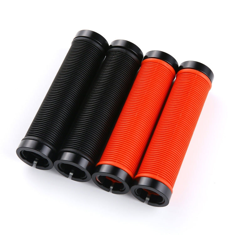 1 Pair AG15 Bicycle MTB Bike Lock-on Rubber Handlebar Grips(Red) by bashfashion