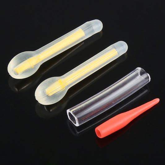 10 Packs OCEAN SUN Bulb Shape Luminous Float Night Fishing Light Stick, Visibility: 25m, Size: 3.0 x 25mm by bashfashion