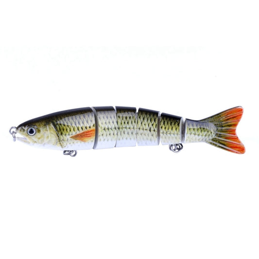 HENGJIA JM026 6# 12.7cm 22g Multi-section Plastic Hard Baits Artificial Fishing Lures with Treble Hook, Random Color Delivery by HENGJIA