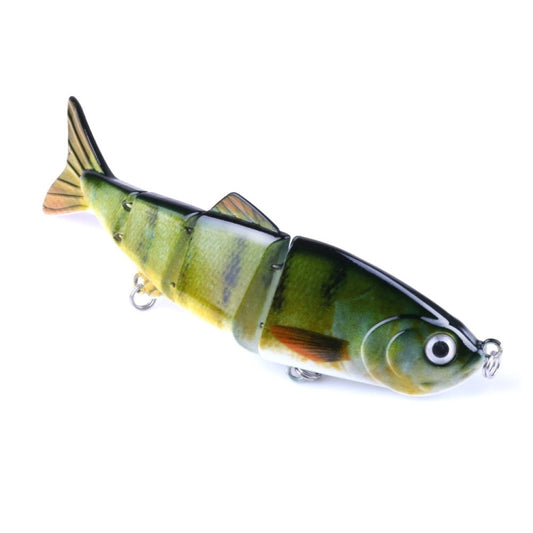HENGJIA JM022-X 12cm 16.8g Multi-section Plastic Hard Baits Artificial Fishing Lures with Treble Hook, Random Color Delivery by HENGJIA