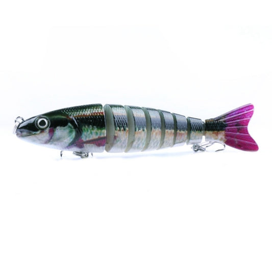 HENGJIA JM027-X 12.7cm 18g Multi-section Plastic Hard Baits Artificial Fishing Lures with Treble Hook, Random Color Delivery by HENGJIA