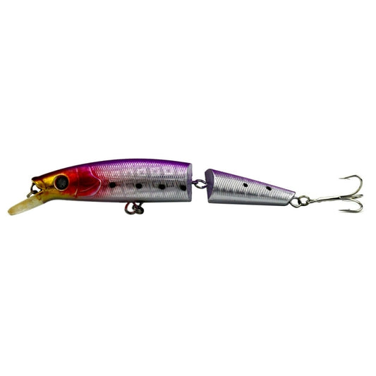 HENGJIA JM007-X 14cm 20.2g 2-section Plastic Hard Baits Artificial Fishing Lures with Treble Hook, Random Color Delivery by HENGJIA