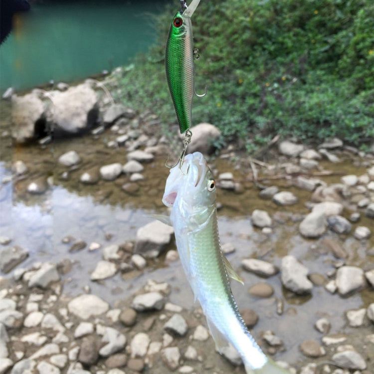 HENGJIA 6 PCS 8.5cm 8.9g Minnow Plastic Hard Baits Fishing Lures Set Fishing Tackle Baits by HENGJIA