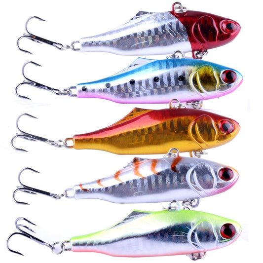 HENGJIA 5 PCS 7cm 24g Full Swimming Layer Plastic Hard Baits Fishing Lures Set Tackle Baits by HENGJIA