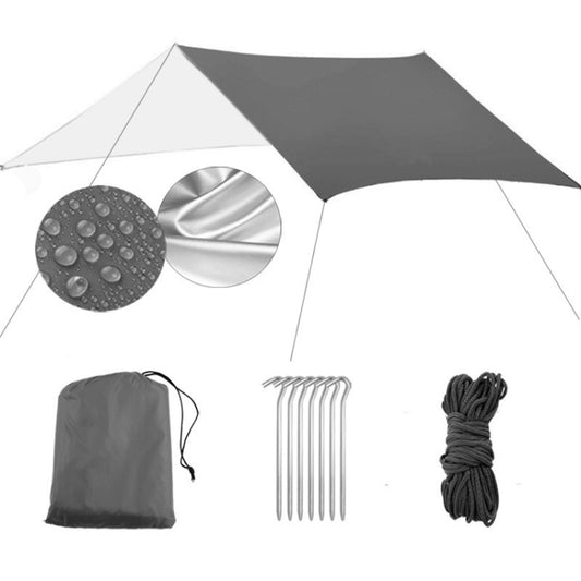 Multi-function Outdoor Waterproof Sunscreen Beach Awning Tent Sun Shelter Pergola (Black) by bashfashion