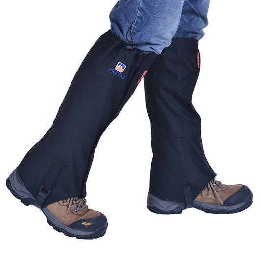 Aotu AT8909 125cm Outdoor Camping Waterproof Snow Shoes Covers Oxford Cloth Anti-mosquito Foot Covers(Black) by AOTU