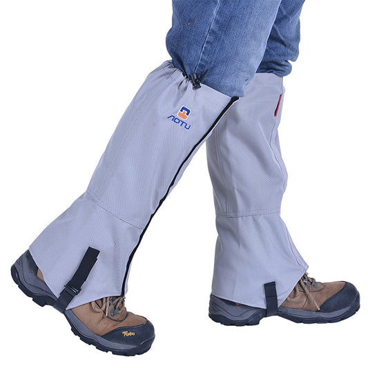 Aotu AT8909 125cm Outdoor Camping Waterproof Snow Shoes Covers Oxford Cloth Anti-mosquito Foot Covers(Grey) by AOTU