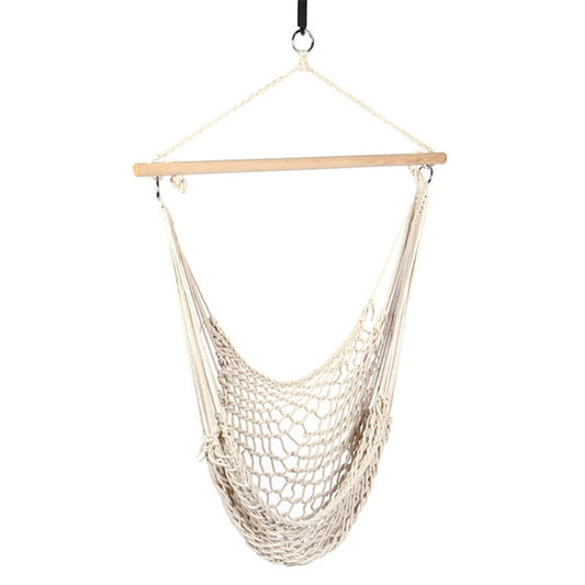 Aotu AT6732 Outdoor Cotton Rope Net Swing Frame Hanging Chair Hammock, Size: 130x90cm by AOTU