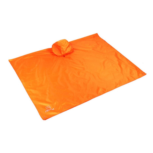 3 in 1 Aotu AT6927 Multifunctional Outdoor Camp Riding Raincoat Picnic Blanket, Size: 217x143cm(Orange) by AOTU