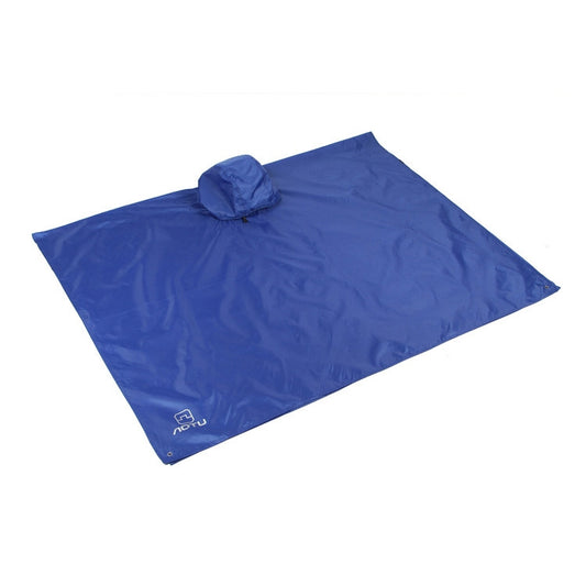 3 in 1 Aotu AT6927 Multifunctional Outdoor Camp Riding Raincoat Picnic Blanket, Size: 217x143cm(Blue) by AOTU